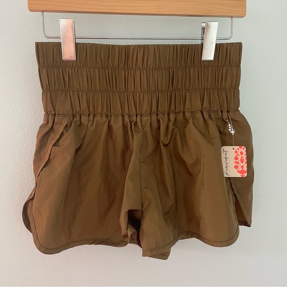 Free People The Way Home shorts Army green nwt size medium - Picture 3 of 11